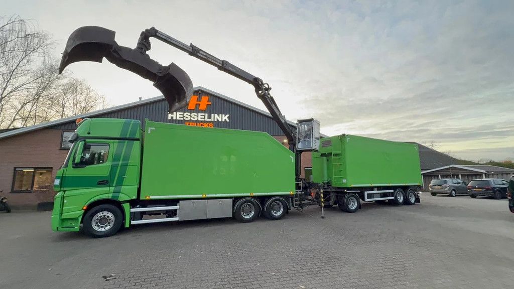 Mercedes-Benz Actros 2948 6X4 Knijpercombinatie Palfinger Epsilon