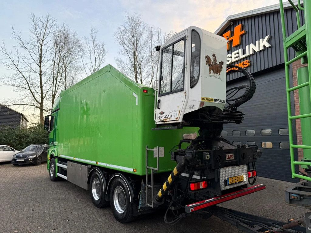Mercedes-Benz Actros 2948 6X4 Knijpercombinatie Palfinger Epsilon