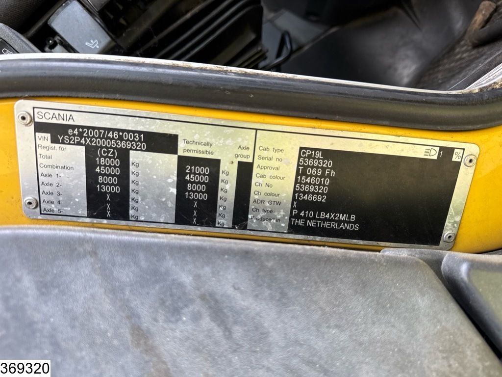 Scania P 410 EURO 6, Retarder, Rolfo, Combi