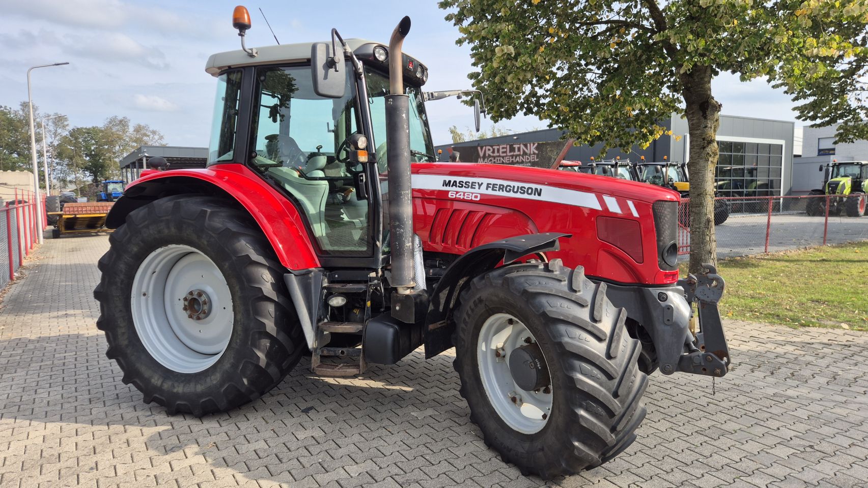 Massey Ferguson 6480 Dyna-6 met Fronthef PTO en Kruipversnelling
