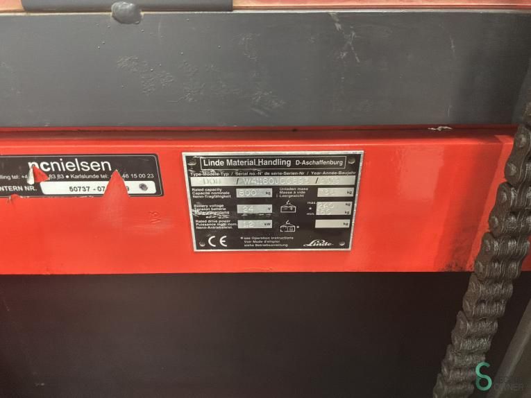 Stapelaars Elektrisch Linde D08 2018 Doppelstock