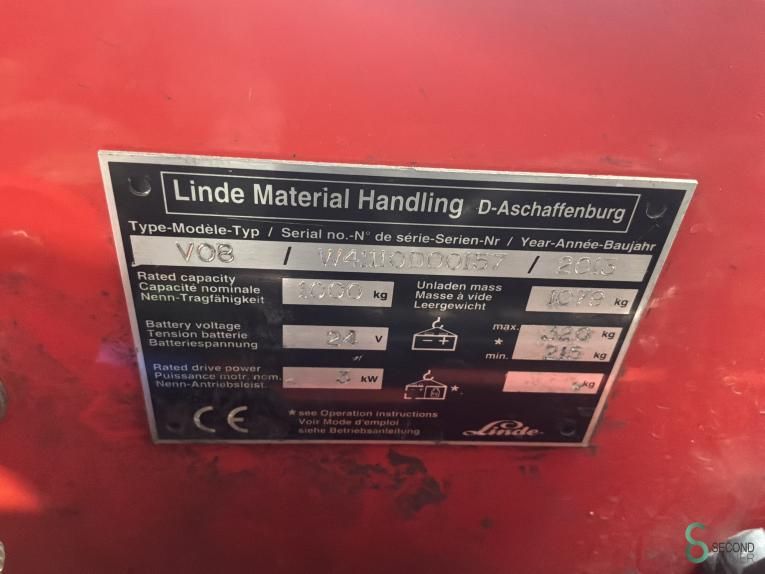 Orderpickers Electric Linde V08-01 (1110) 2013