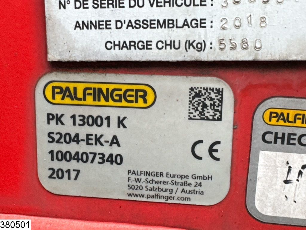 Iveco Stralis 310 EURO 6, Palfinger, Remote, Dhollandia