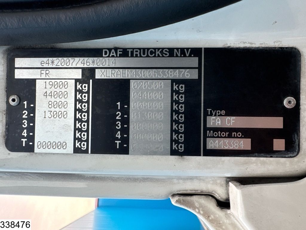 DAF CF 430 EURO 6d, ACC, Retarder
