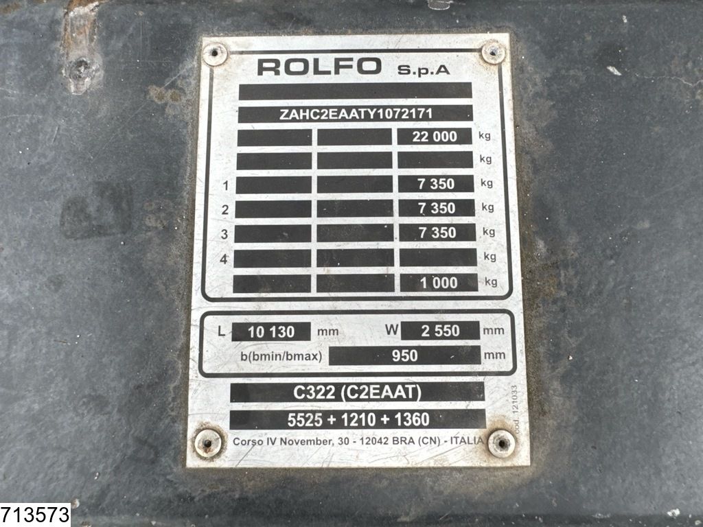 Volvo FM 460 6x2, EURO 6, Standairco, Rolfo, Combi