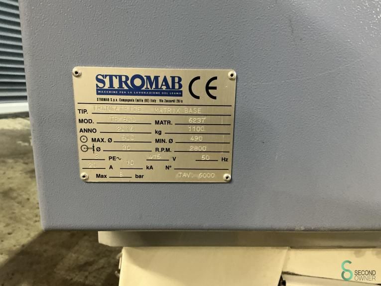 Optimization cross-cut saws Stromab TR 500 2016