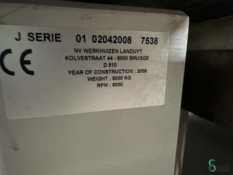 Thickness planers Robland D 510 2008