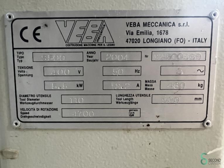 Dickenhobelmaschinen Veba S 500 2004