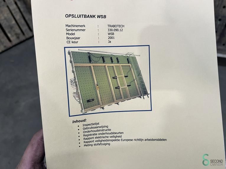 Einspannbanken Trabo WSB33 2001