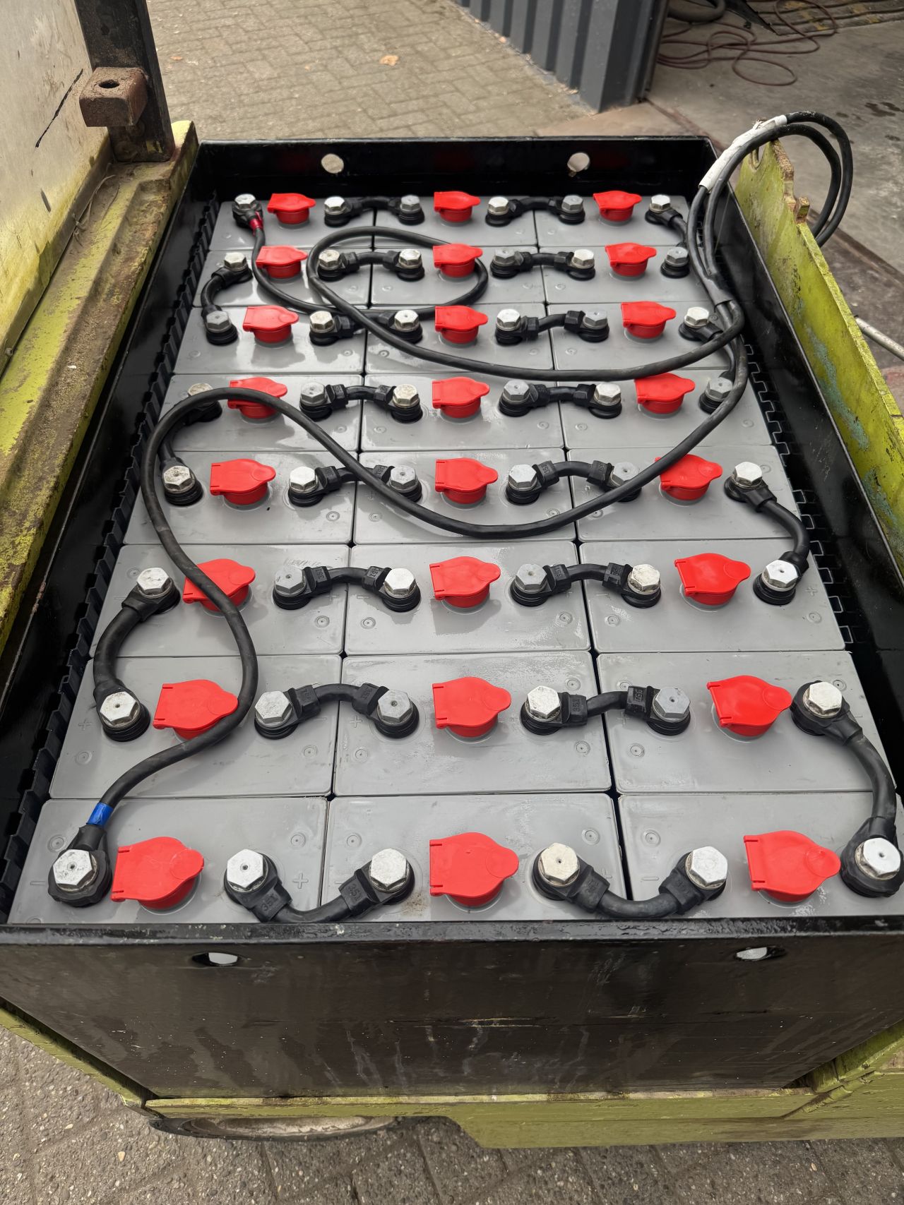 Clark elektrische heftruck, nette batterij, triplex mast