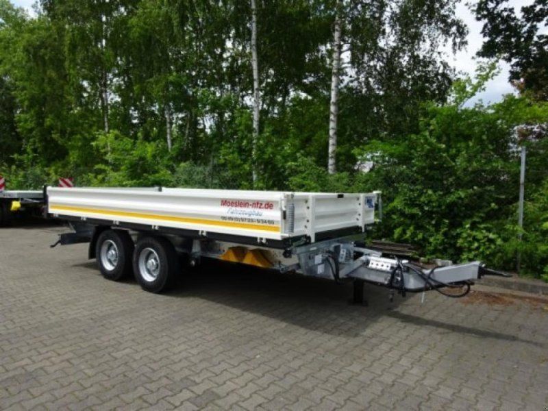 Möslein TTD 11 Weiß neuer Tandem 3- Seitenkipper Tieflade