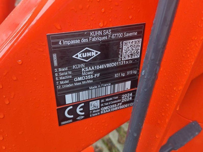 Kuhn GMD 355 FF