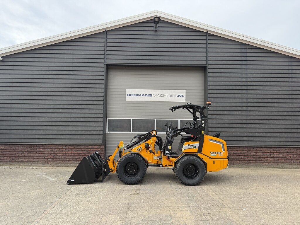 Giant G2700 X-TRA HD+ minishovel GEEL (veel opties: tandempomp, hefvering, pro inching enz)