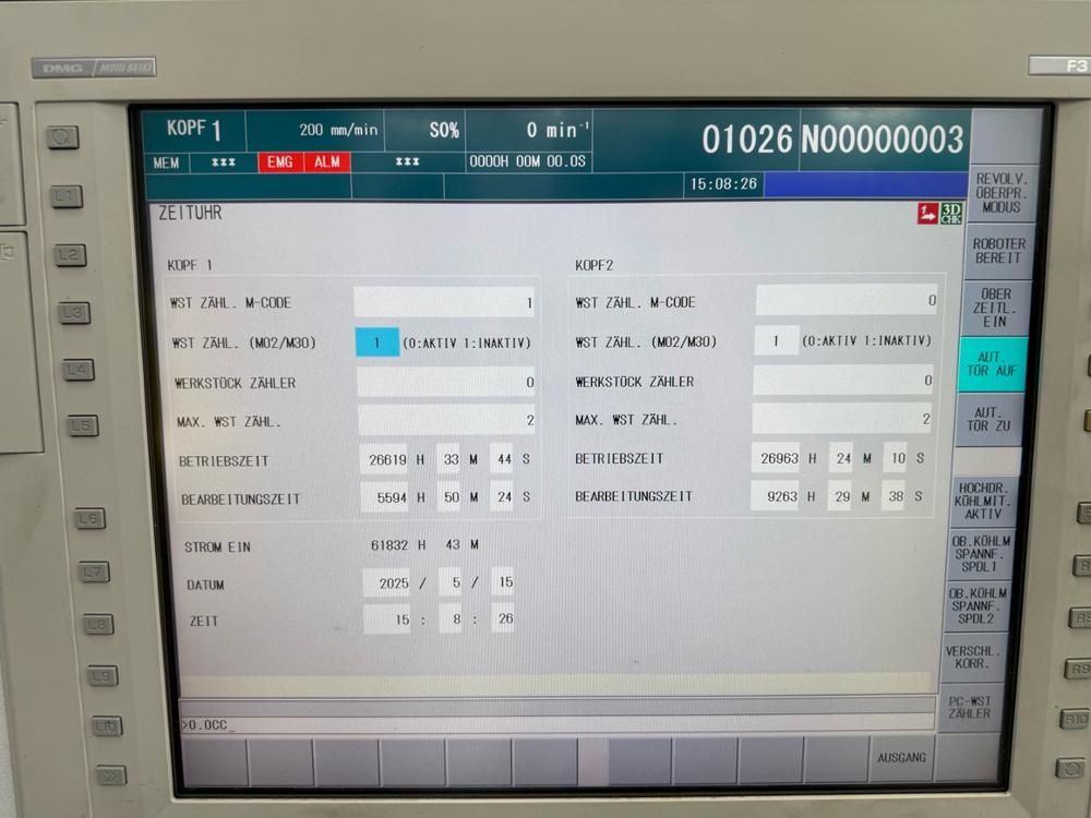 2013 DMG Mori Seiki NZX 2000/800 SY2 CNC-Dreh- und Fräszentrum