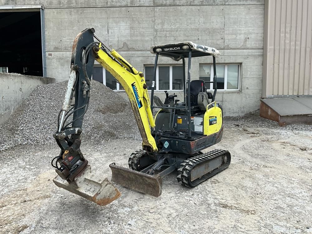 2017 Takeuchi TB216 Tracked Exavator (1,5t)