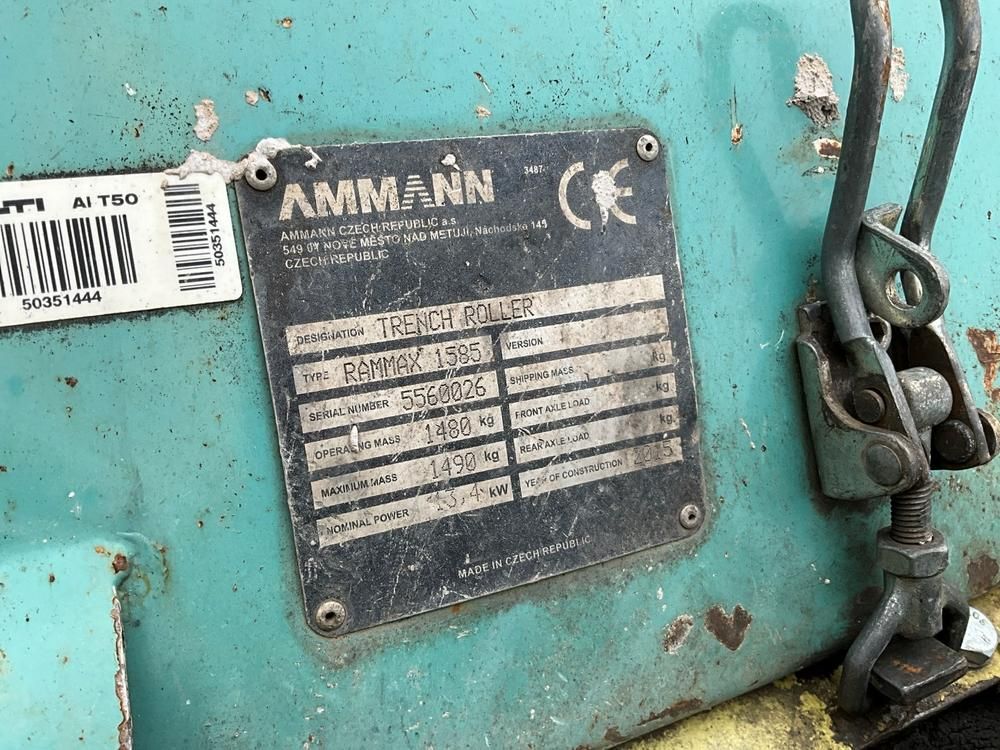 2015 Ammann Rammax 1585 trench roller