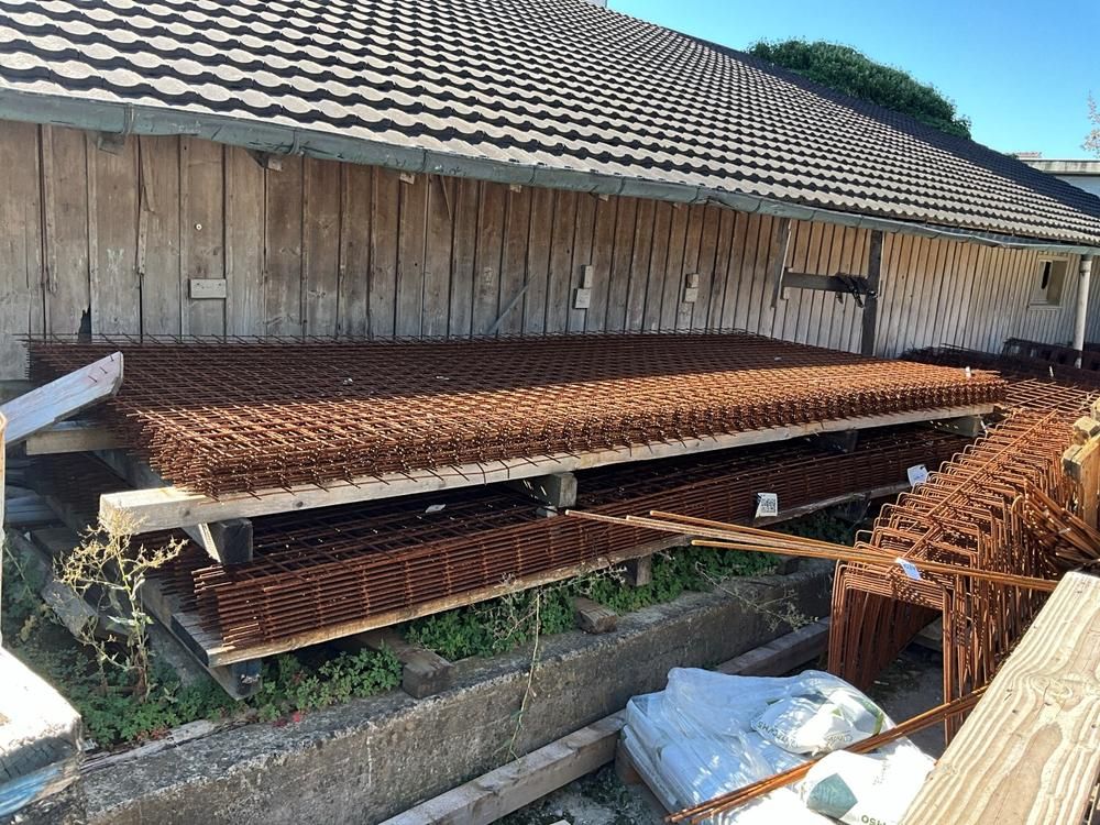 Various rebar cages