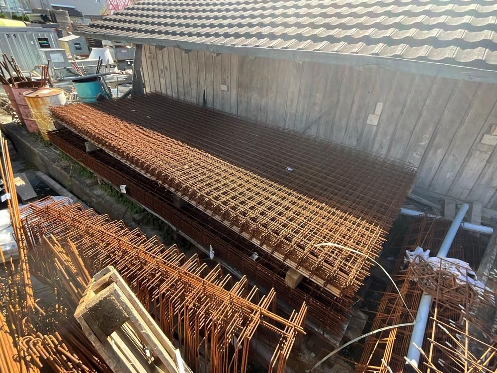 Various rebar cages