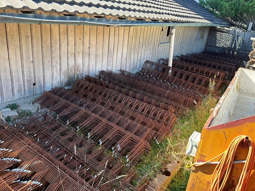 Various rebar cages