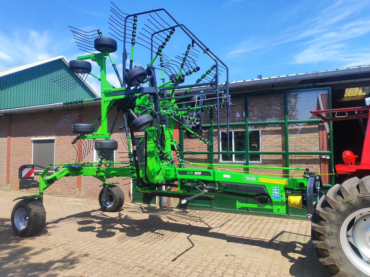 Nieuwe Talex ZK 800 dubbele hark