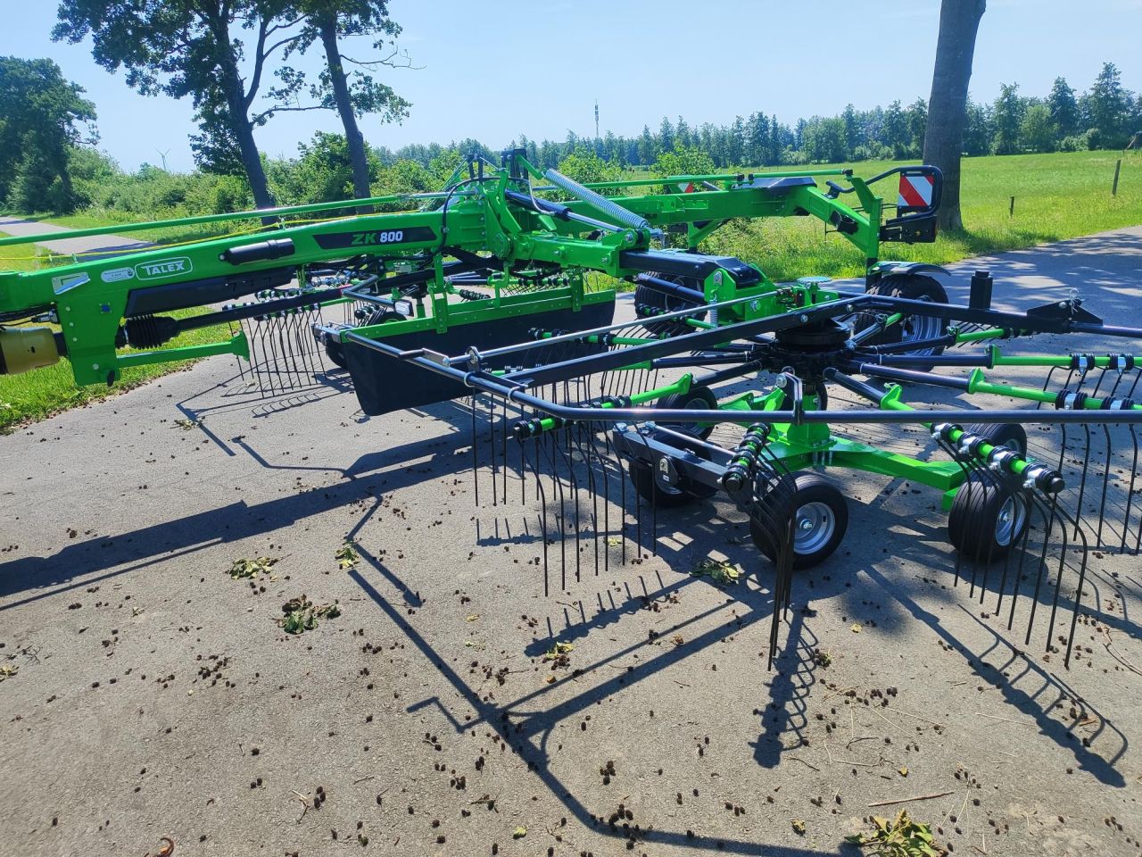 Nieuwe Talex ZK 800 dubbele hark