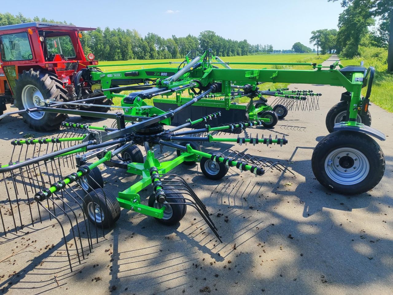 Nieuwe Talex ZK 800 dubbele hark