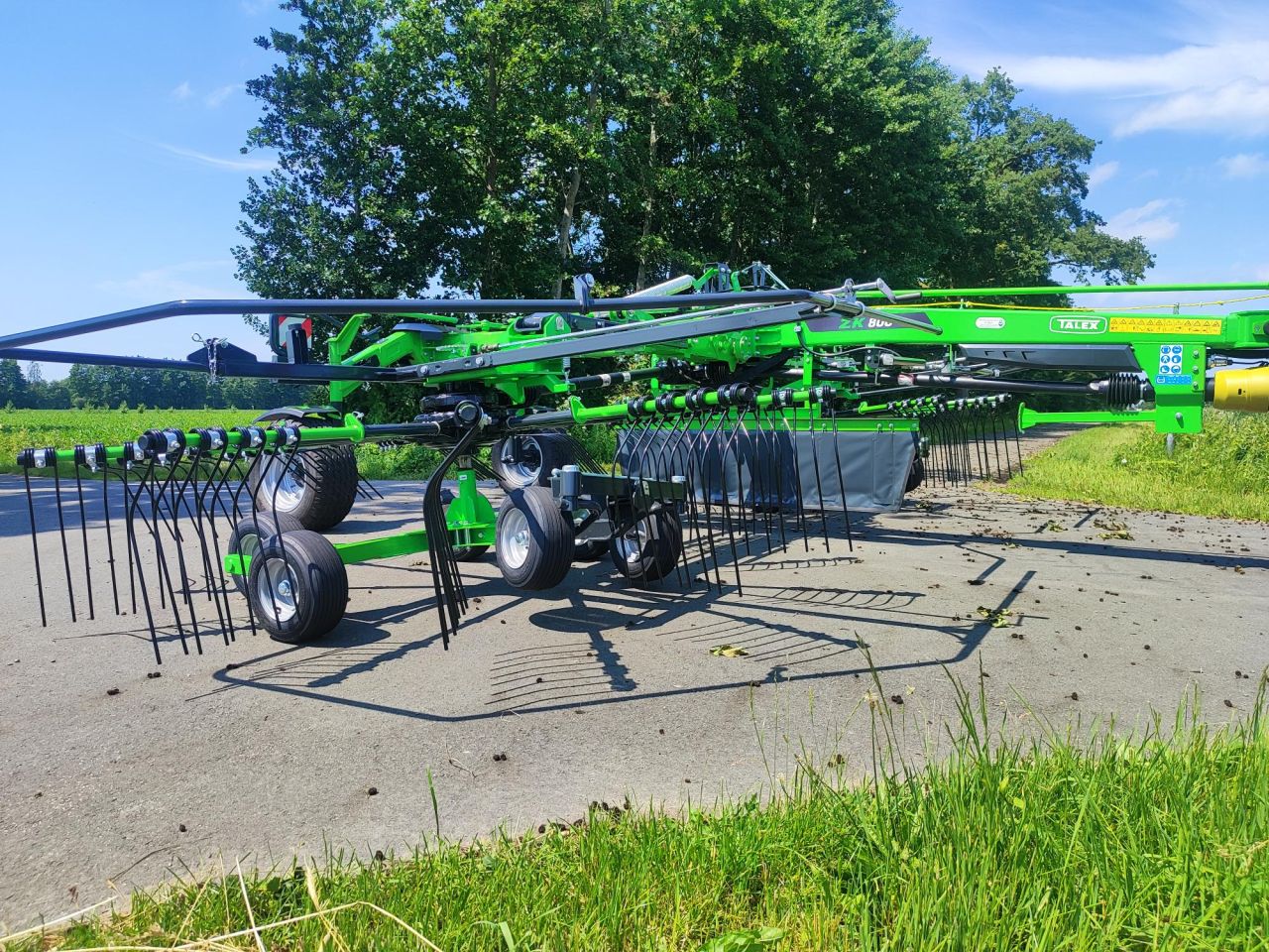 Nieuwe Talex ZK 800 dubbele hark