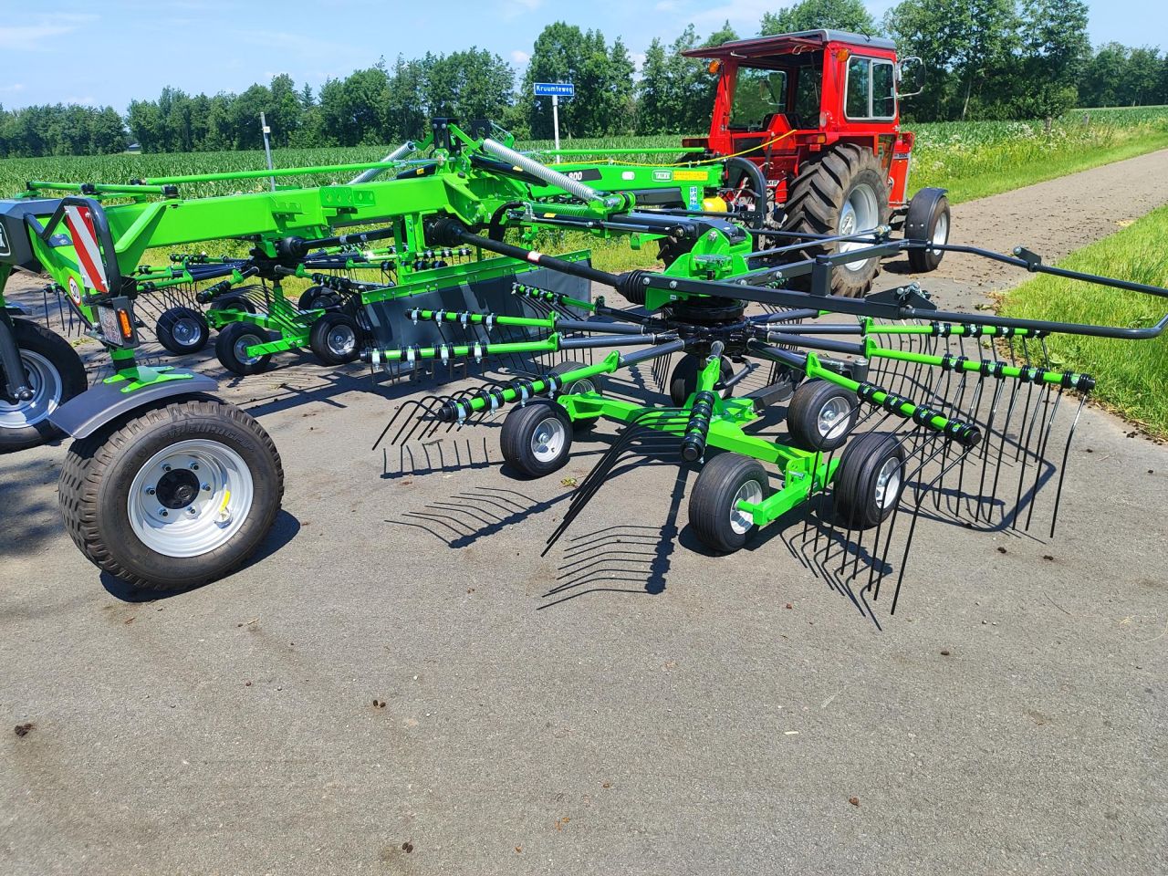 Nieuwe Talex ZK 800 dubbele hark