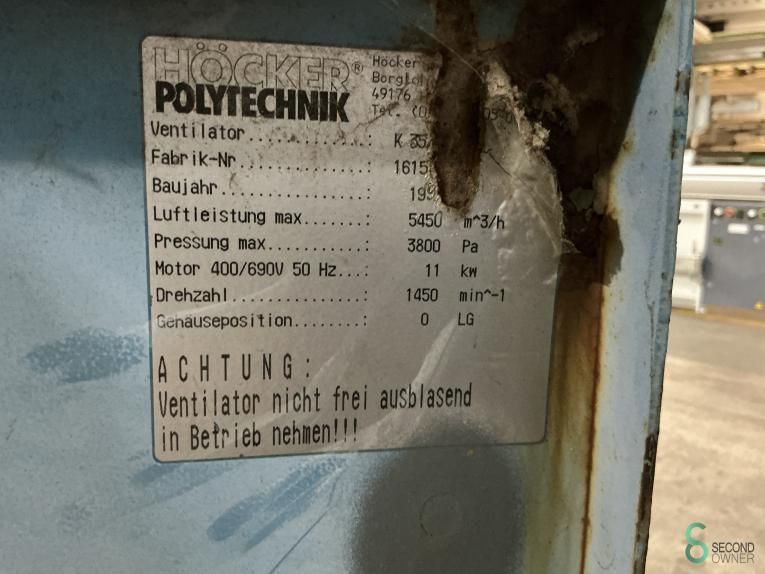 Ventilatoren Höcker Polytechnik K 35/250/11,0 1999
