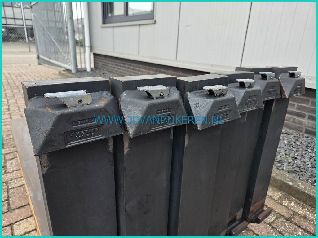3x set Vetter vorken FEM 3a 1800x125x50 5000kg