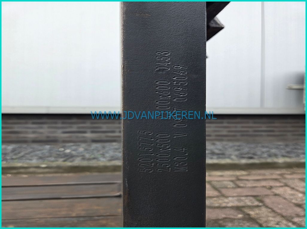 3x set Vetter vorken FEM 3a 1800x125x50 5000kg