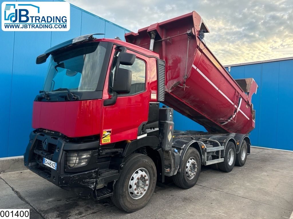 Renault C 430 8x4, EURO 6, Retarder, Steel suspension