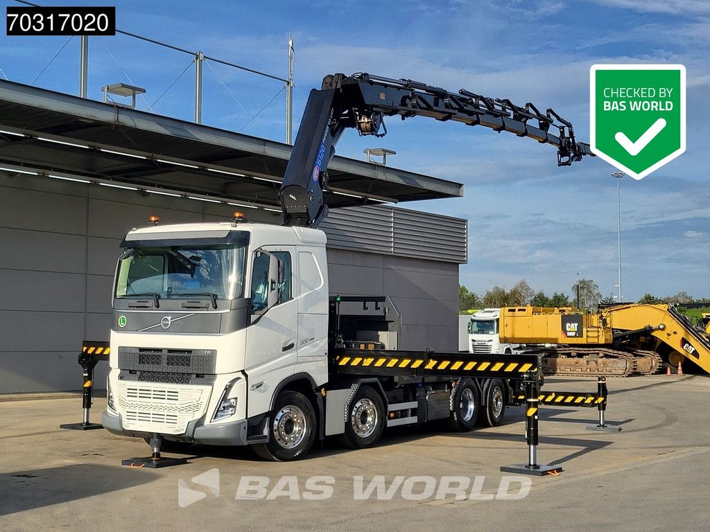Volvo FH 500 8X2 NEW! HMF 6120 K6 Crane + JIB K5 2.5t Winch Lift+steering axle Euro 6
