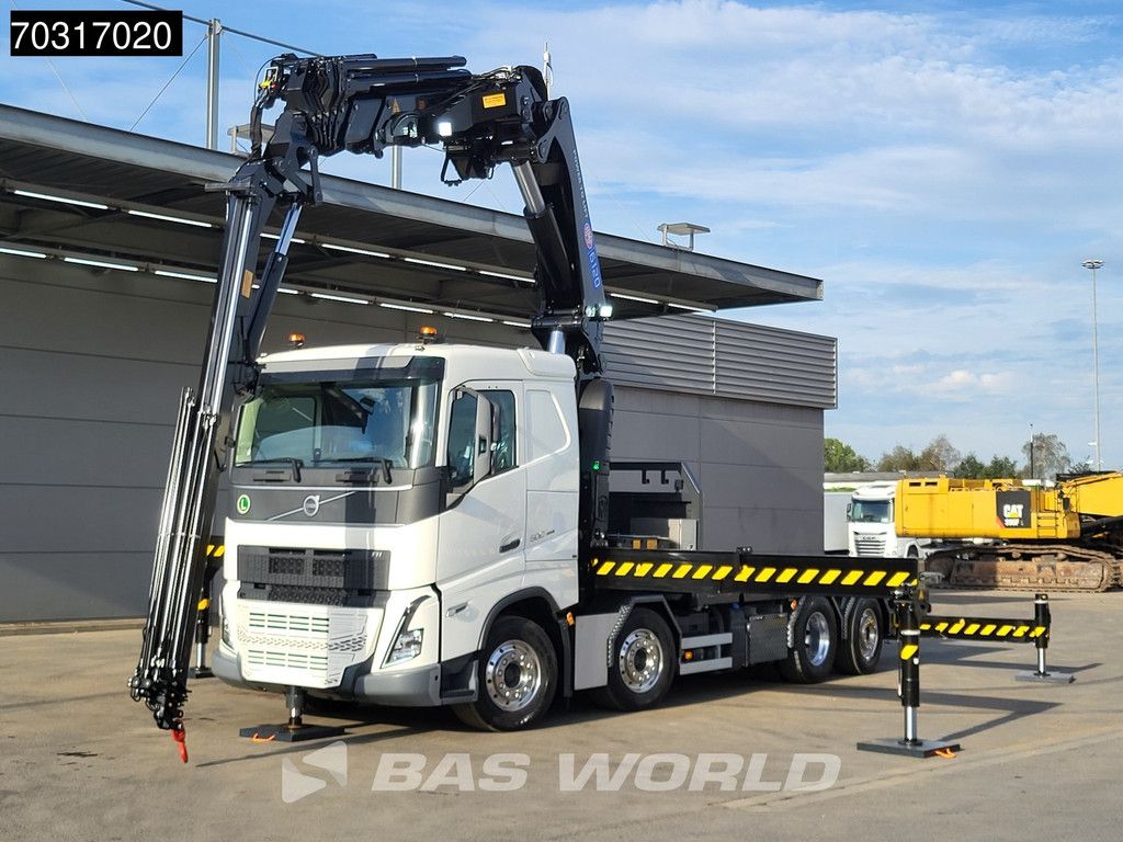 Volvo FH 500 8X2 NEW! HMF 6120 K6 Crane + JIB K5 2.5t Winch Lift+steering axle Euro 6