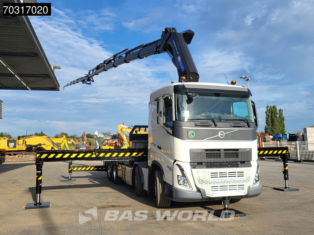 Volvo FH 500 8X2 NEW! HMF 6120 K6 Crane + JIB K5 2.5t Winch Lift+steering axle Euro 6