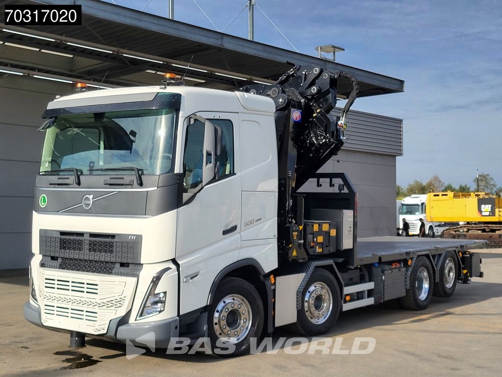 Volvo FH 500 8X2 NEW! HMF 6120 K6 Crane + JIB K5 2.5t Winch Lift+steering axle Euro 6
