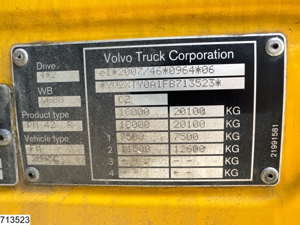 Volvo FM 460 EURO 6, Kässbohrer, Combi, Supertrans