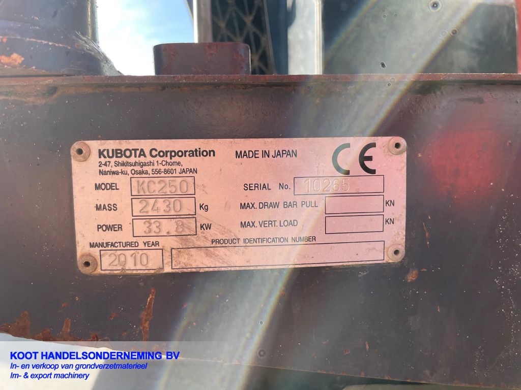 Kubota KC 250/Canycom s25