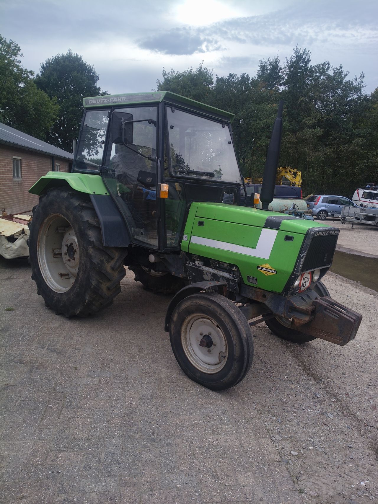 Deutz dx3.60 tractor 65pk nl kenteken marge