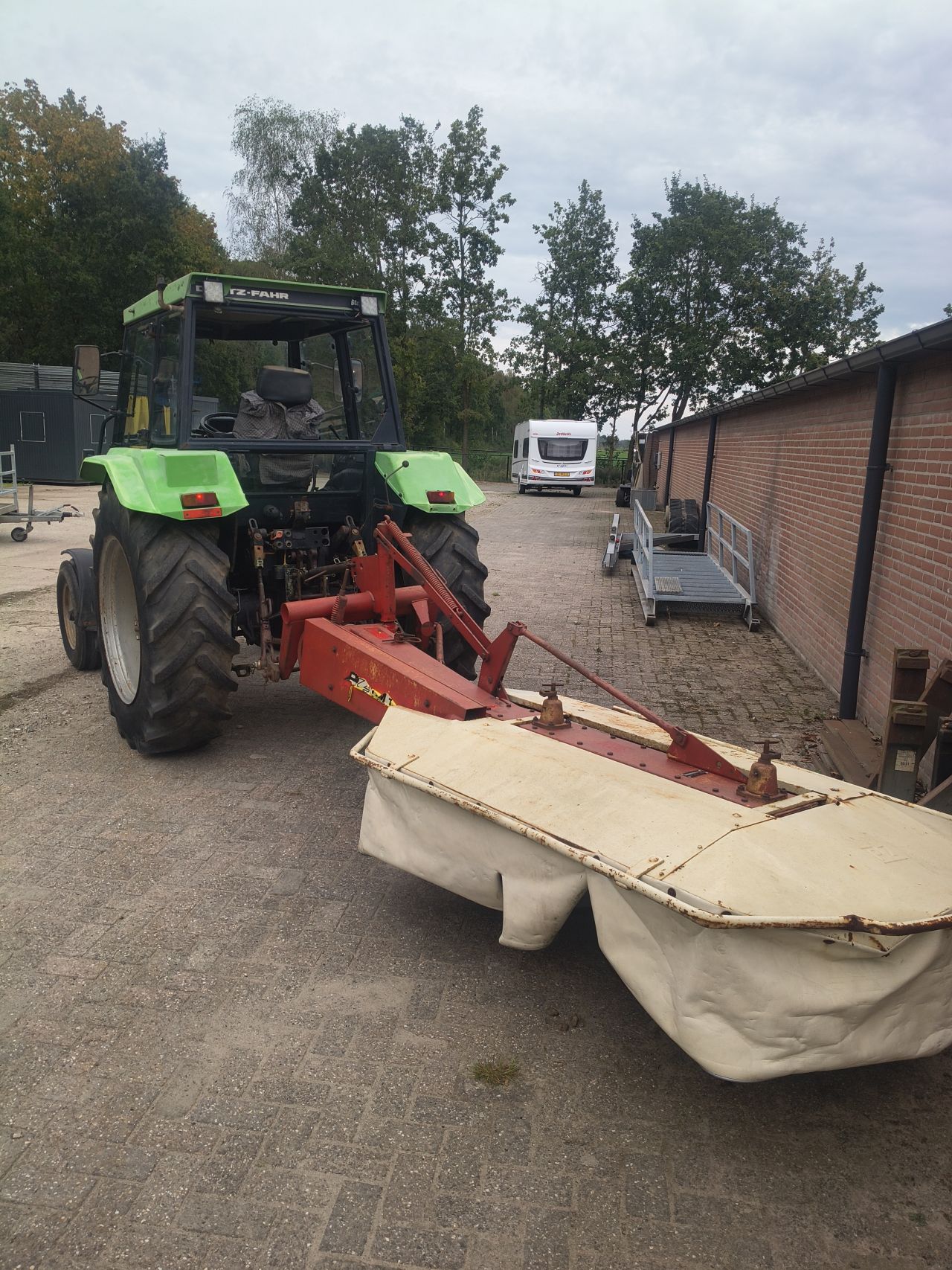 Deutz dx3.60 tractor 65pk nl kenteken marge
