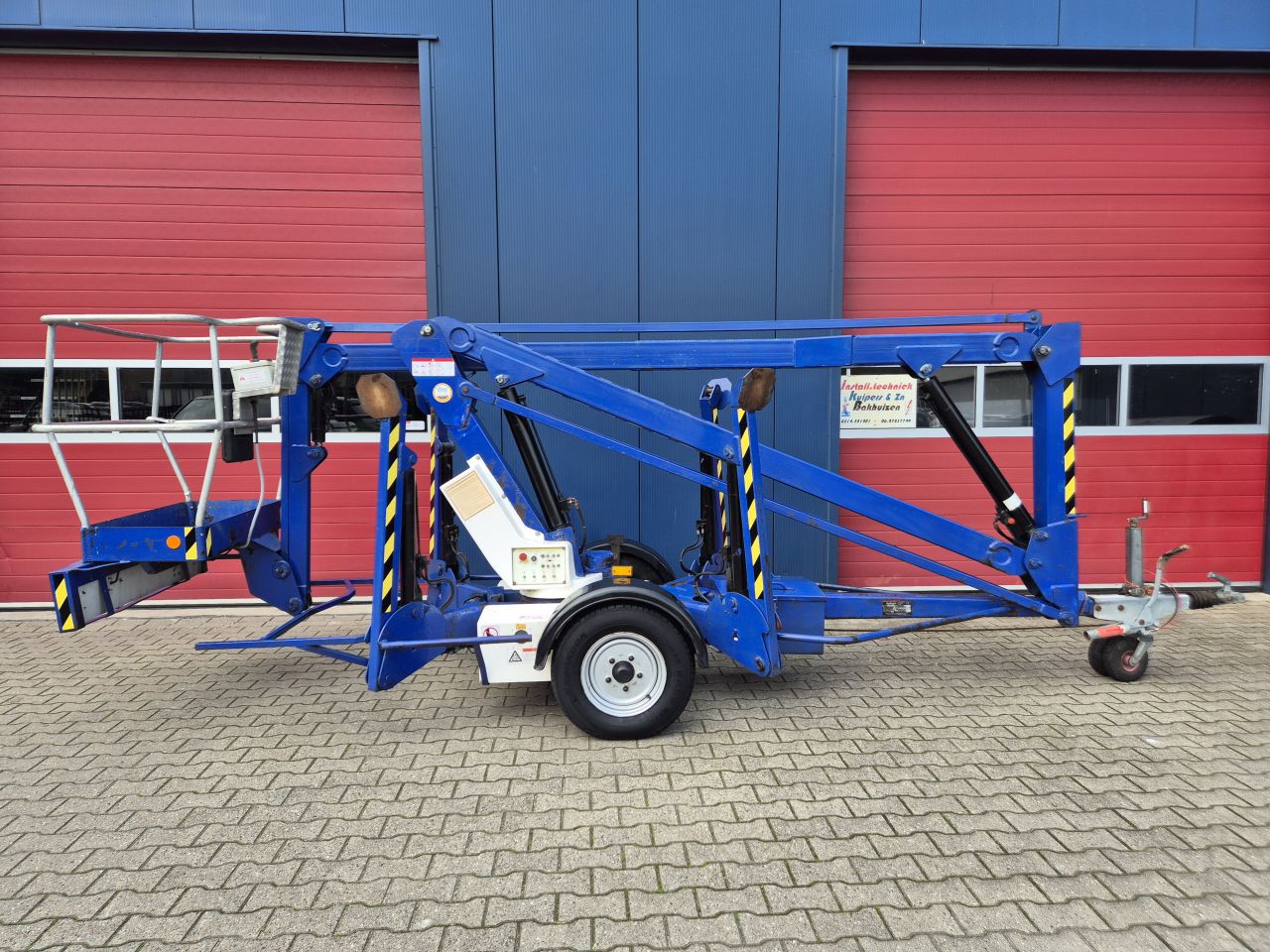 UPRIGHT TL38 AANHANGER HOOGWERKER 13.5 METER MET ACCU'S
