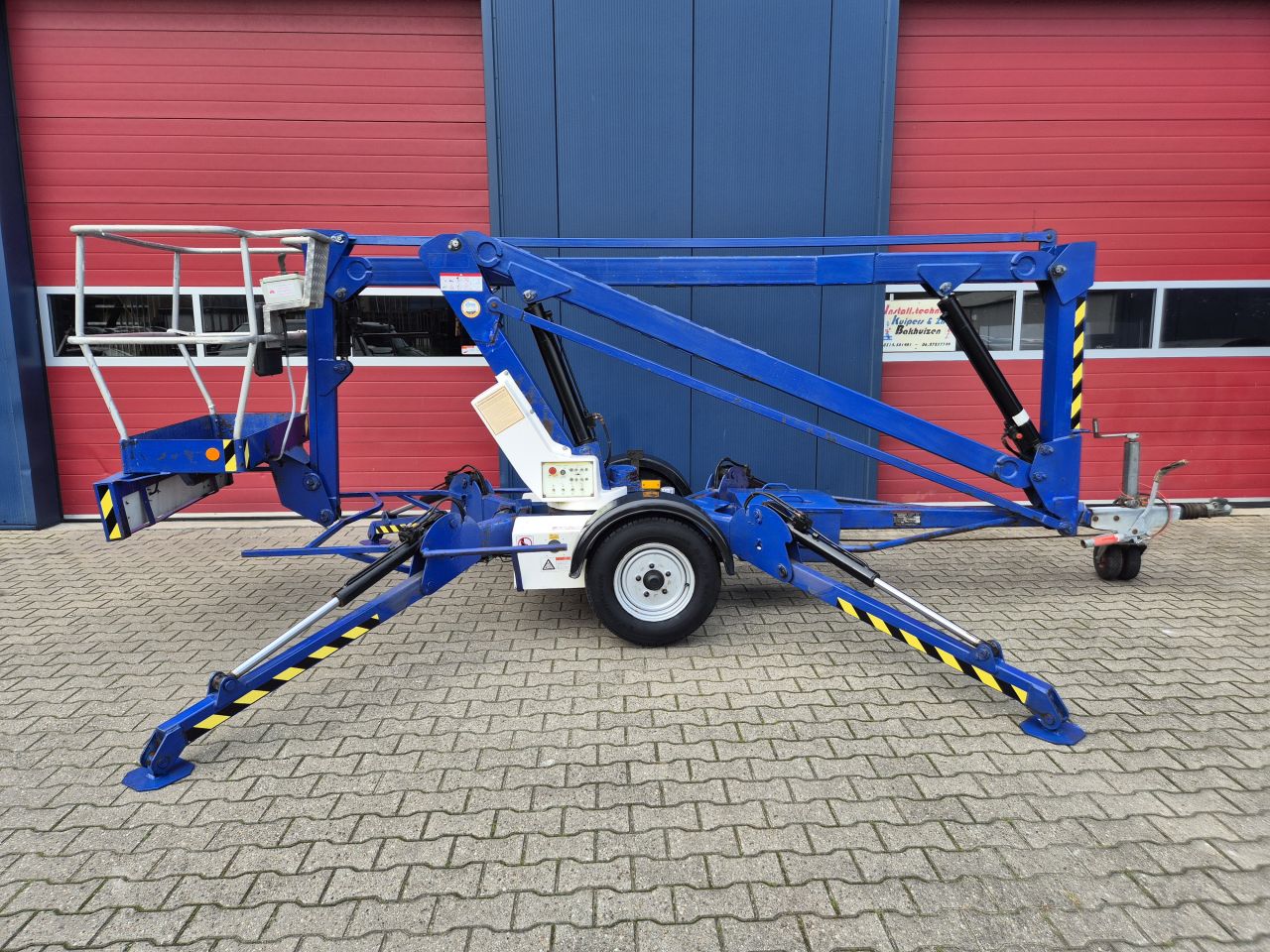 UPRIGHT TL38 AANHANGER HOOGWERKER 13.5 METER MET ACCU'S