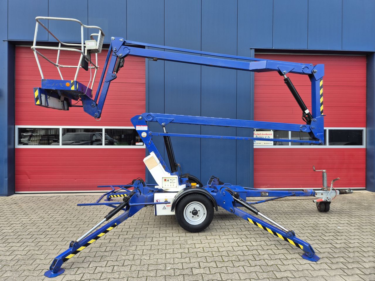 UPRIGHT TL38 AANHANGER HOOGWERKER 13.5 METER MET ACCU'S