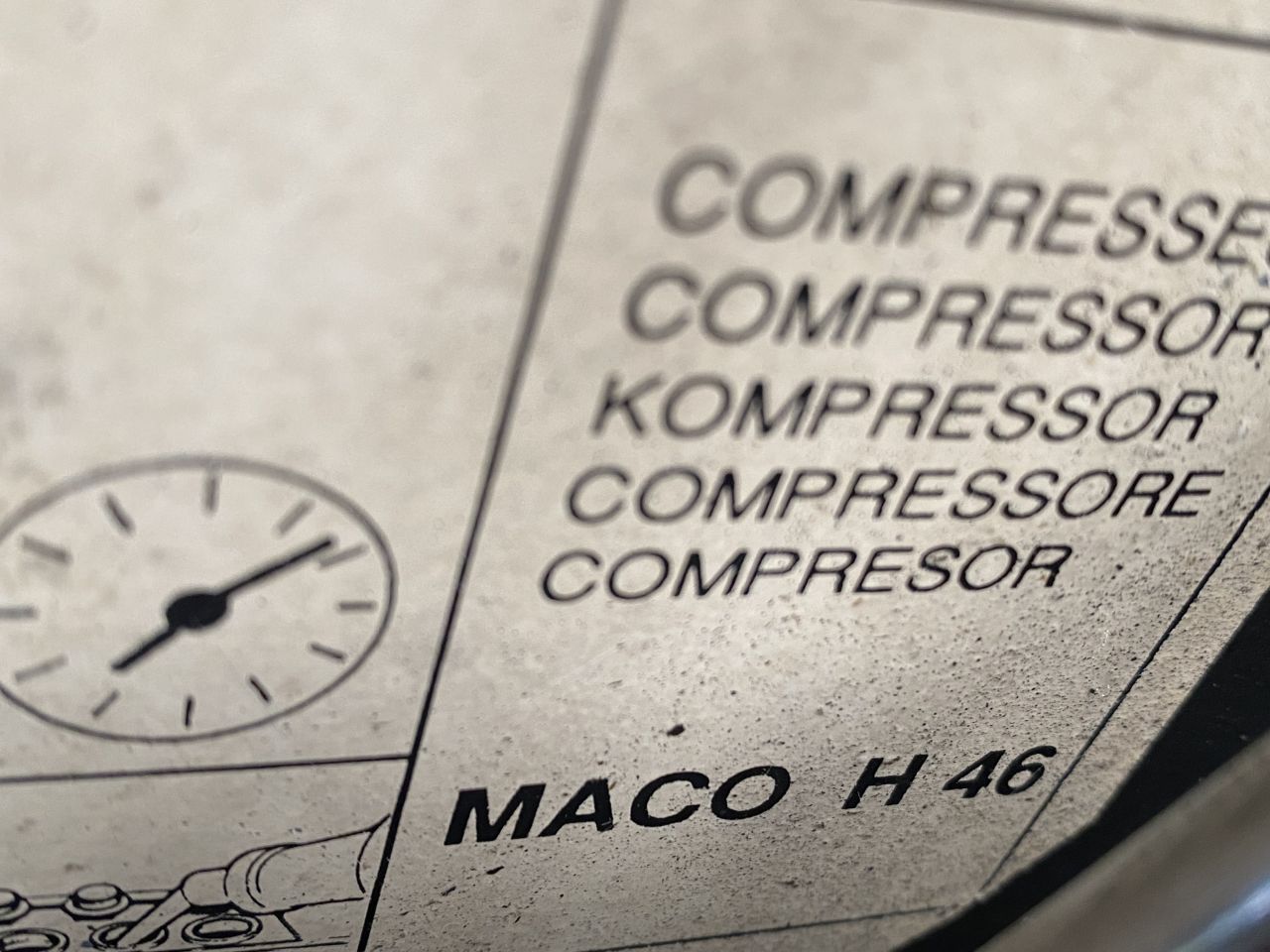 HATZ MACO H46 dieselcompressor 7000l/ minuut
