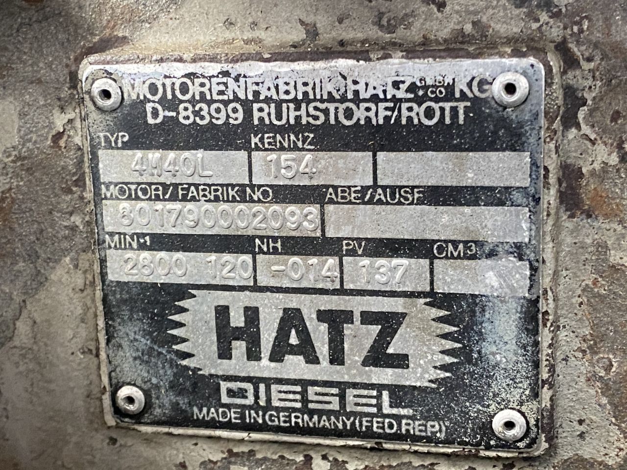 HATZ MACO H46 dieselcompressor 7000l/ minuut