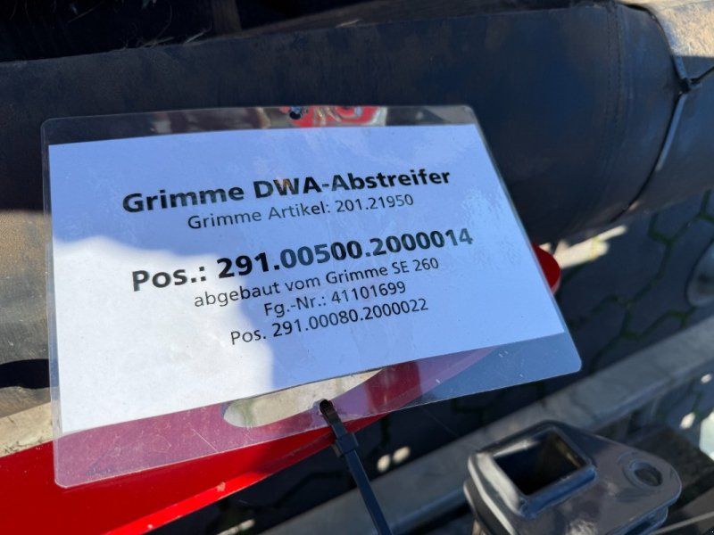 Grimme DWA-Abstreifer