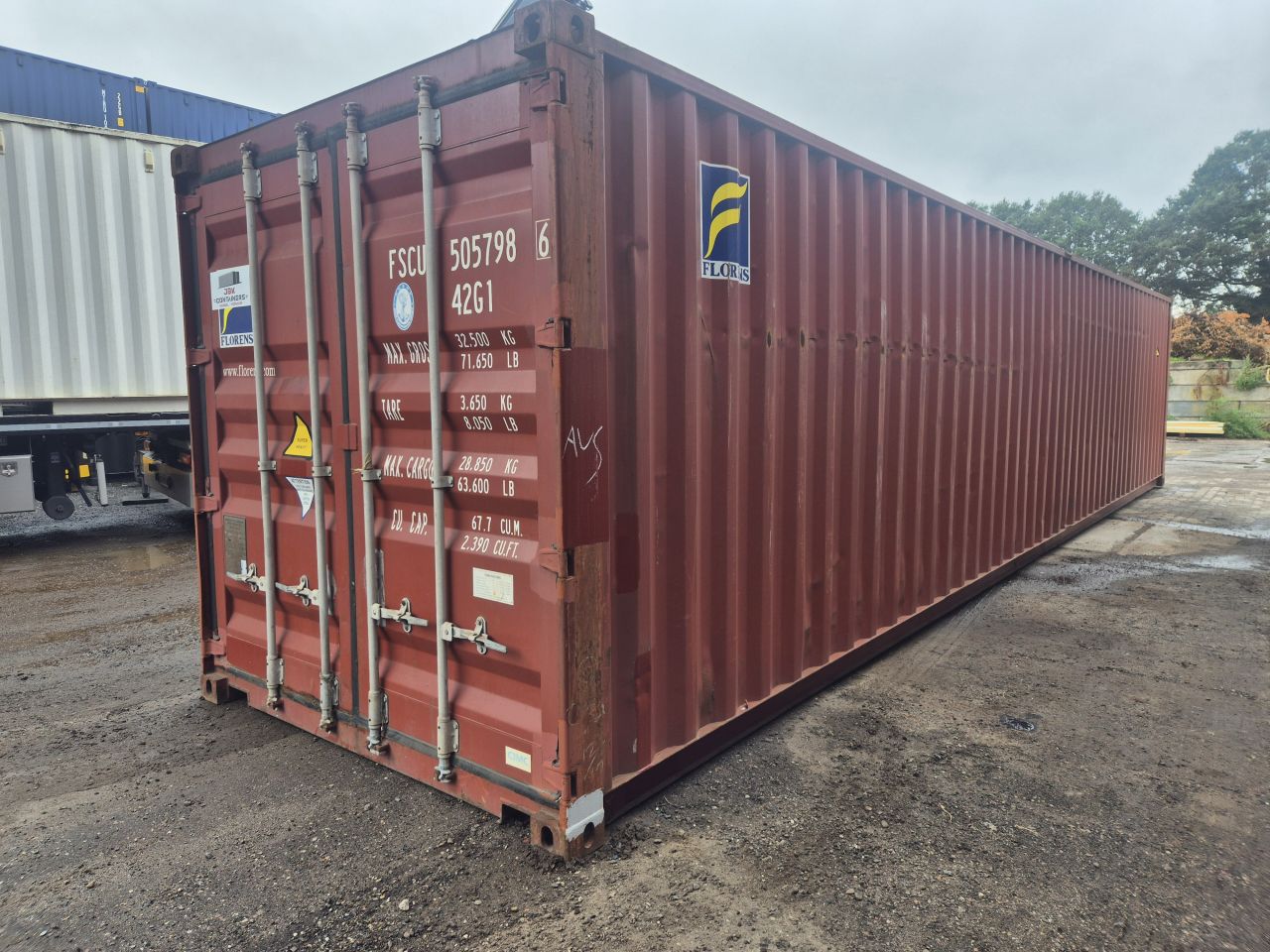 40ft / 12meter zeecontainer B-kwaliteit | opslag | CSC