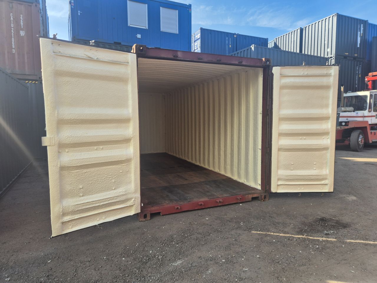 20ft zeecontainer | geïsoleerd | vochtvrij