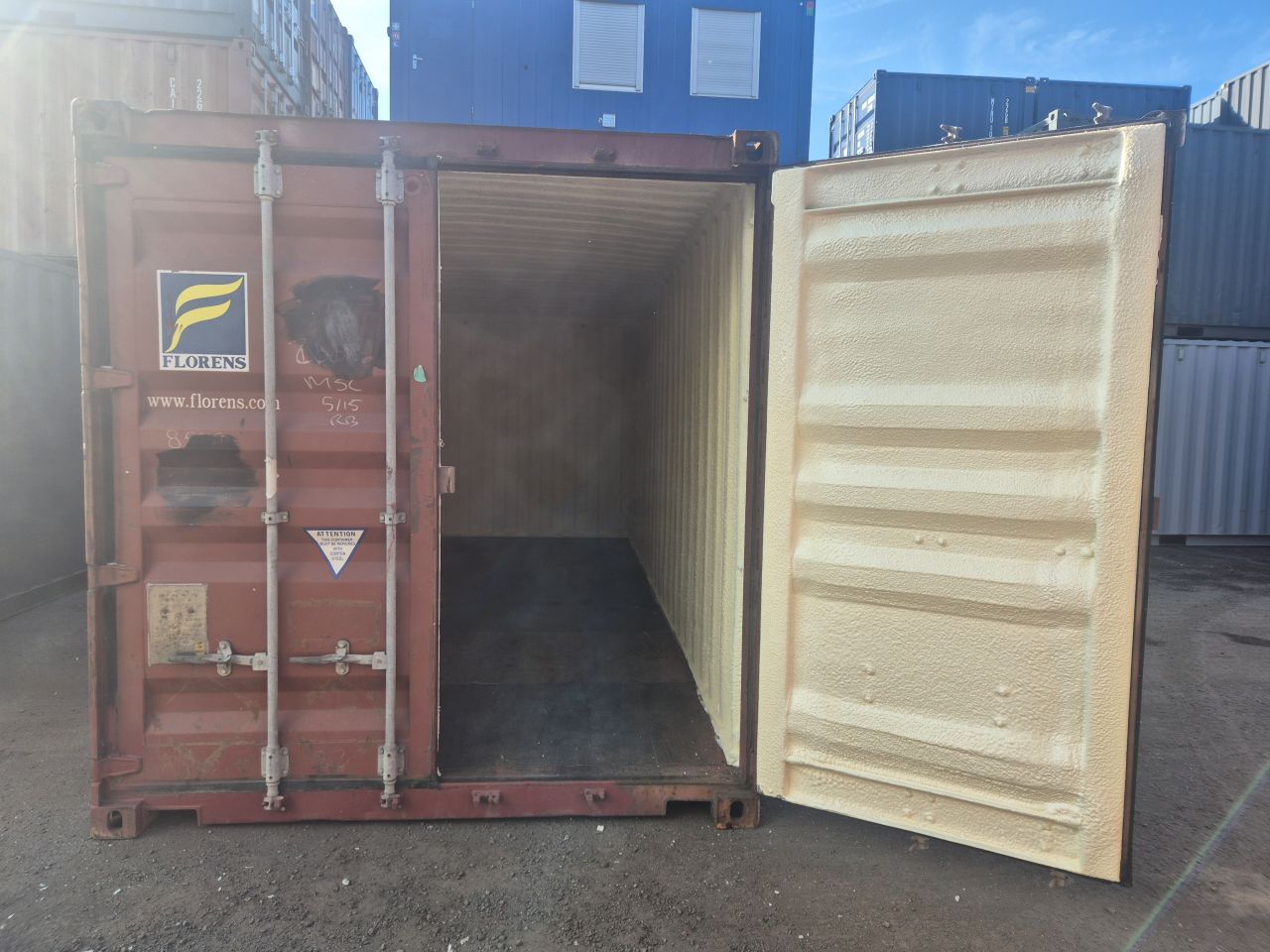 20ft zeecontainer | geïsoleerd | vochtvrij