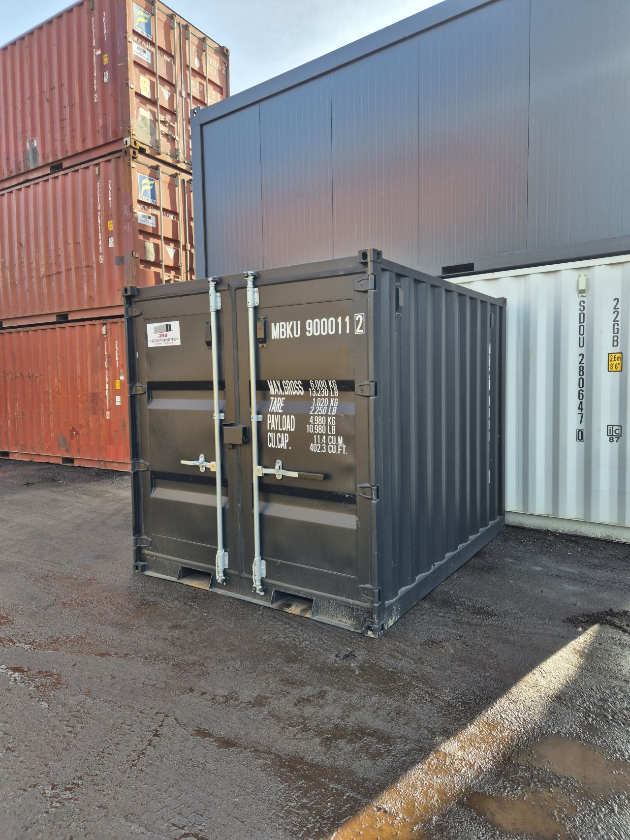 8ft zeecontainer nieuw